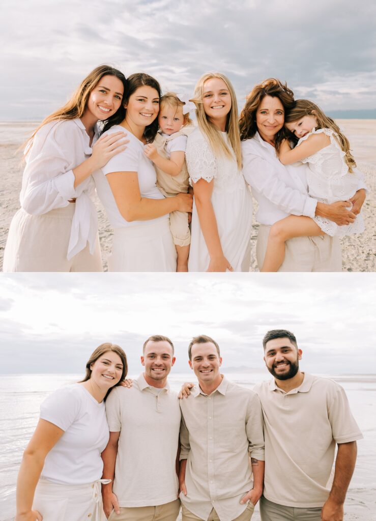 Extended family session at the Salt Air