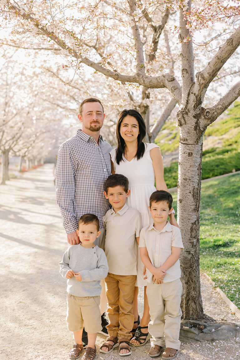 Utah Capitol Cherry Blossoms | Utah Family Photographer