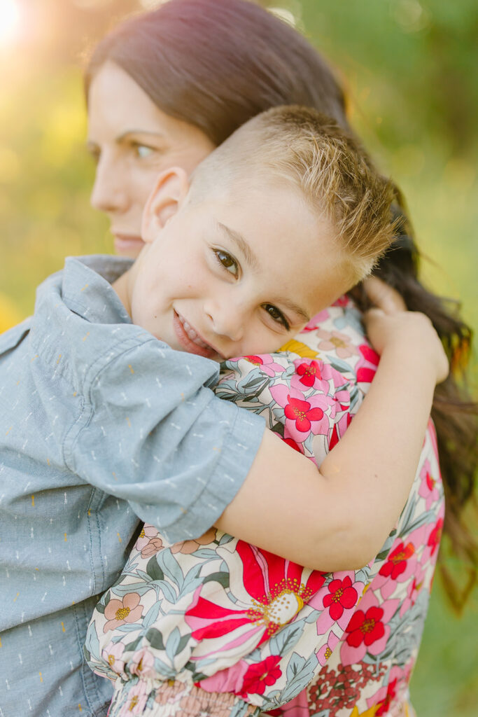 write a photography blog post about a family session shot at jolley’s ranch up hobble creek canyon. Include words: Springville Family Photographer