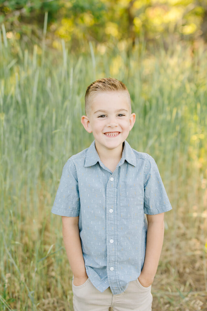 write a photography blog post about a family session shot at jolley’s ranch up hobble creek canyon. Include words: Springville Family Photographer