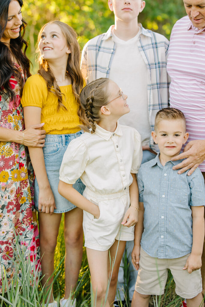 write a photography blog post about a family session shot at jolley’s ranch up hobble creek canyon. Include words: Springville Family Photographer