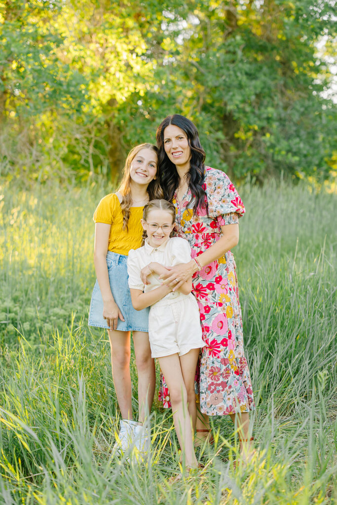 write a photography blog post about a family session shot at jolley’s ranch up hobble creek canyon. Include words: Springville Family Photographer