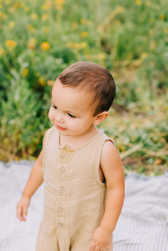 Flower Field Family Pictures | Salt Lake Photographer