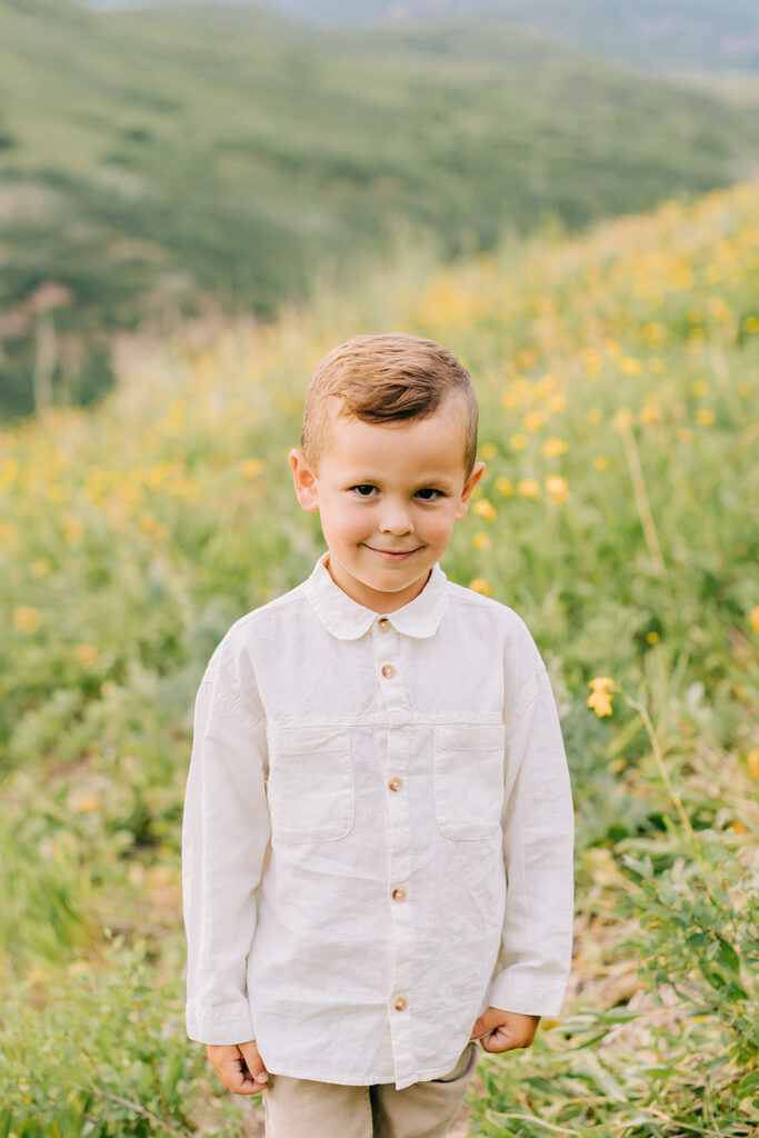 Flower Field Family Pictures | Salt Lake Photographer