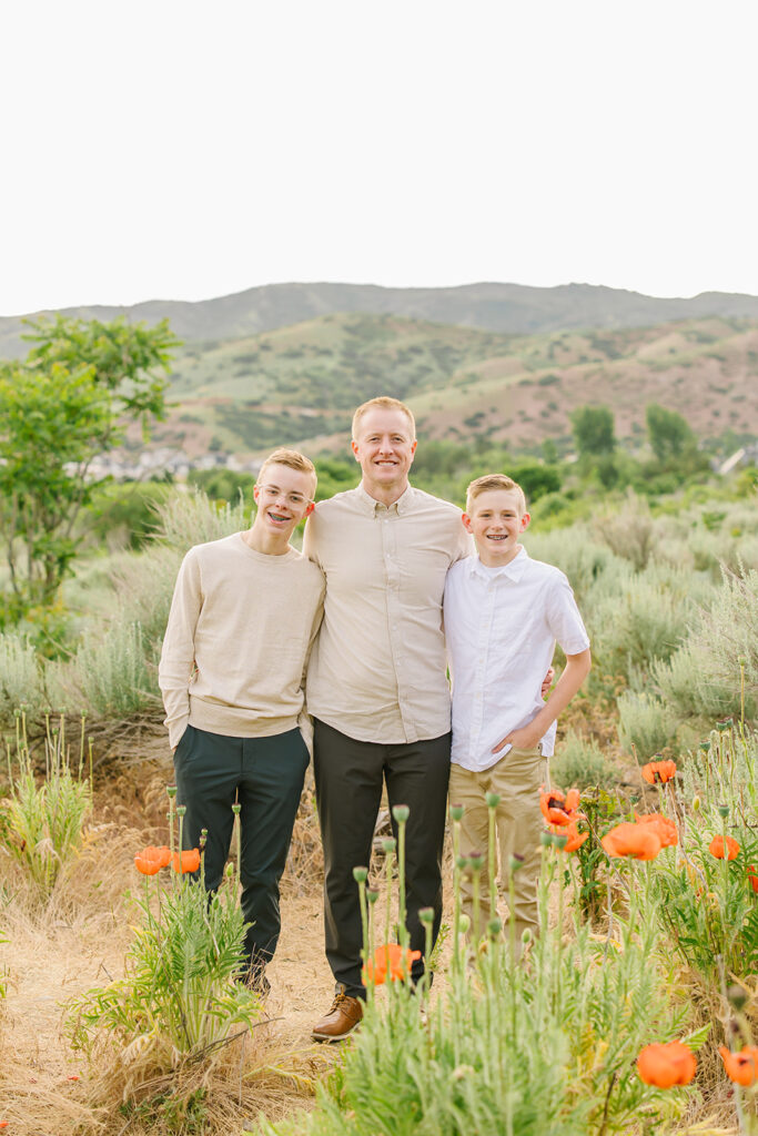 Alpine Poppy Field Family Pictures | Field Family