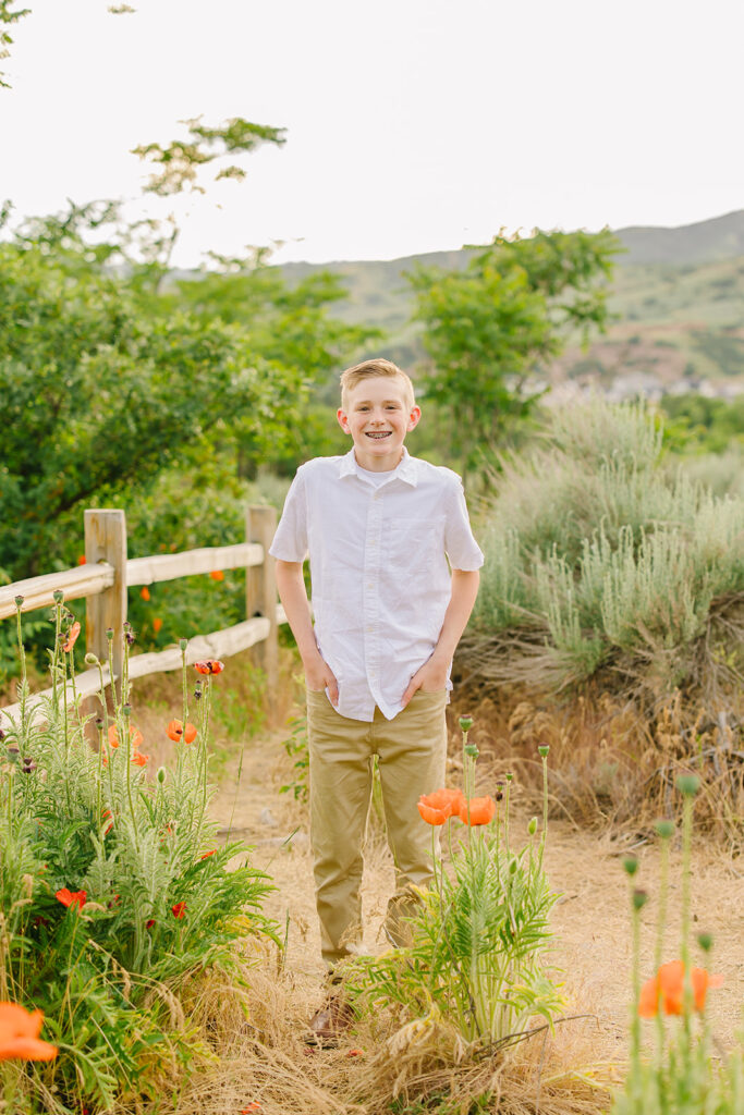 Alpine Poppy Field Family Pictures | Field Family