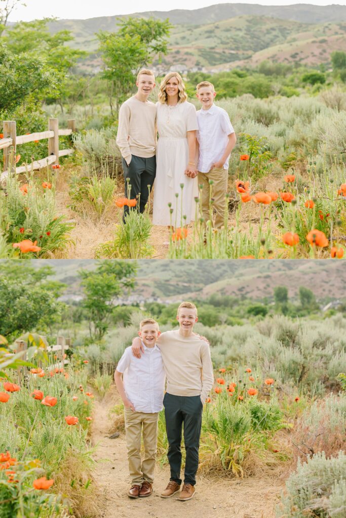 Alpine Poppy Field Family Pictures | Field Family