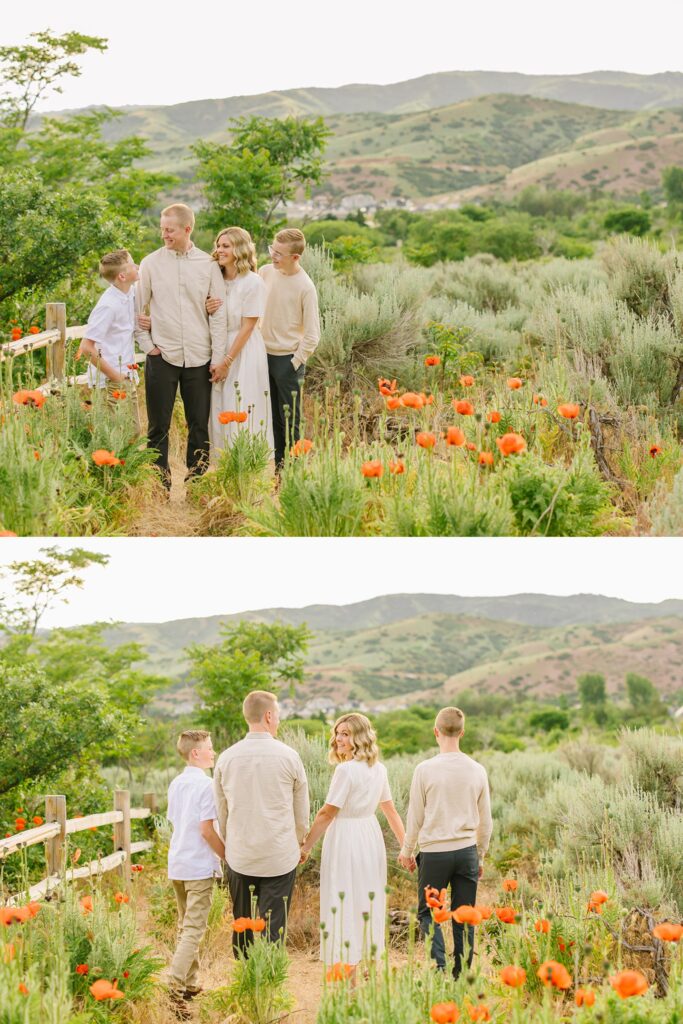 Alpine Poppy Field Family Pictures | Field Family