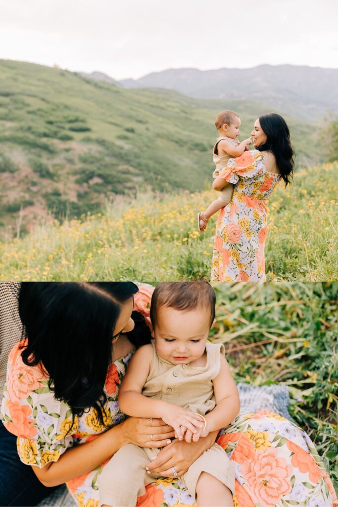 Flower Field Family Pictures | Salt Lake Photographer