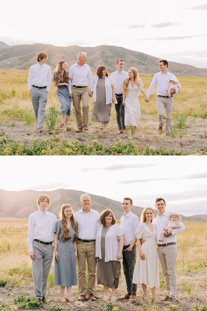 West Jordan Extended Family | Open Field Family Pictures