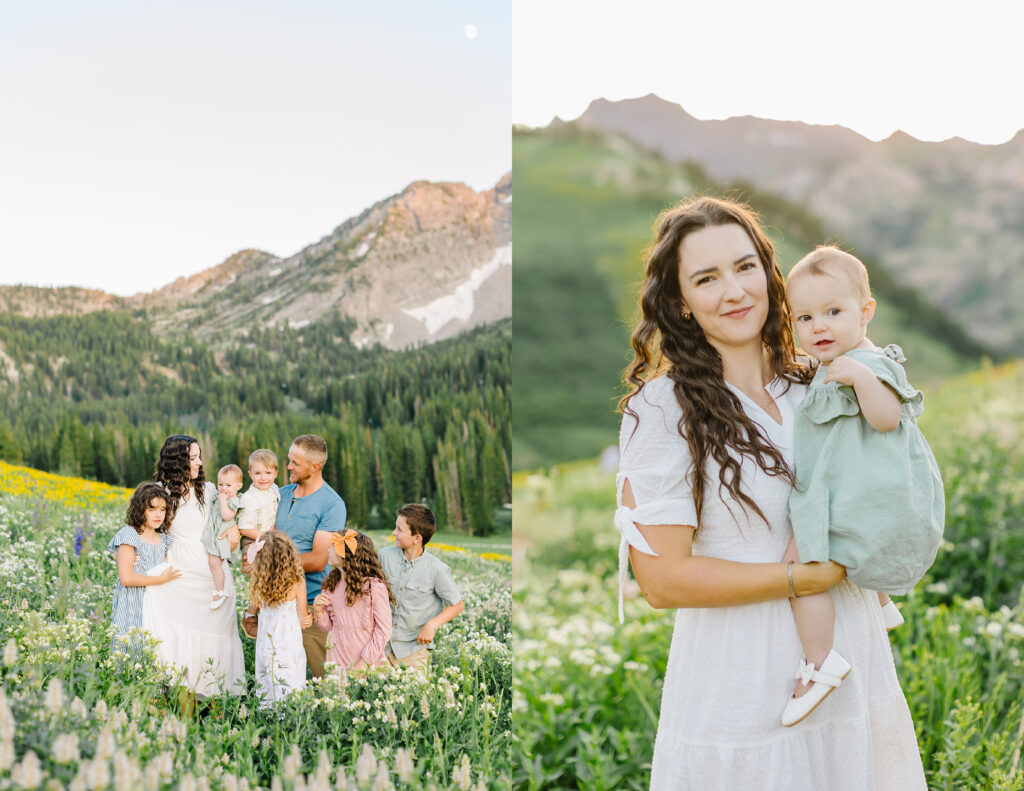 Albion Basin Sunset Family Pictures | Utah Photographer