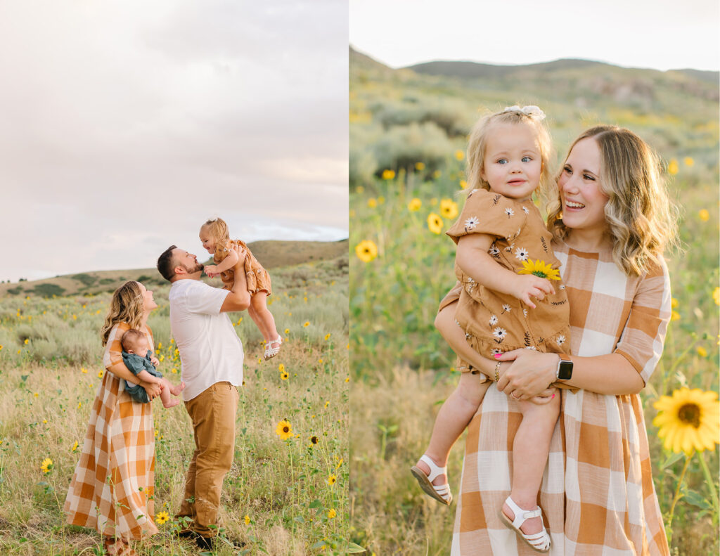 Sunflower Family Pictures | Herriman Family Photographer