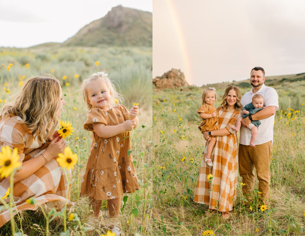 Sunflower Family Pictures | Herriman Family Photographer