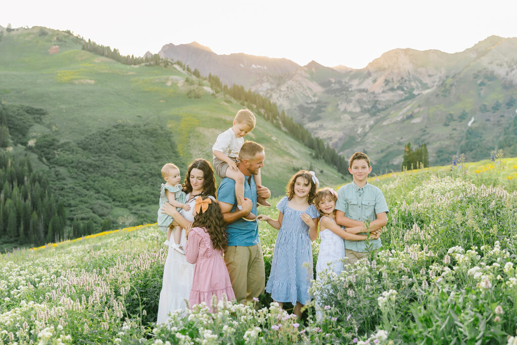 Albion Basin Sunset Family Pictures | Utah Photographer