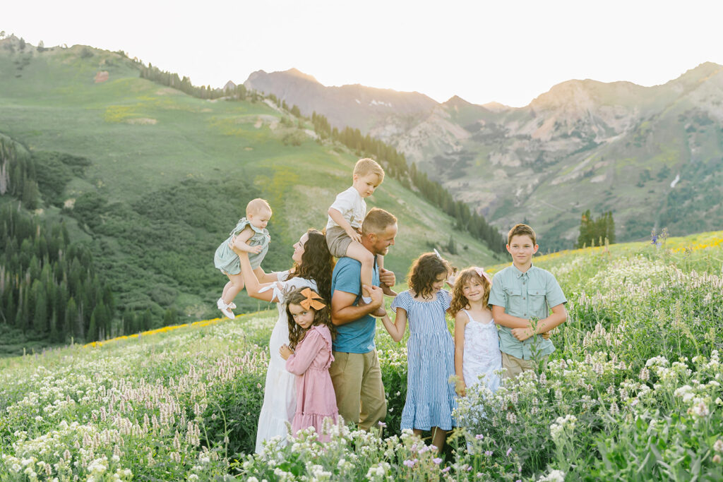 Albion Basin Sunset Family Pictures | Utah Photographer