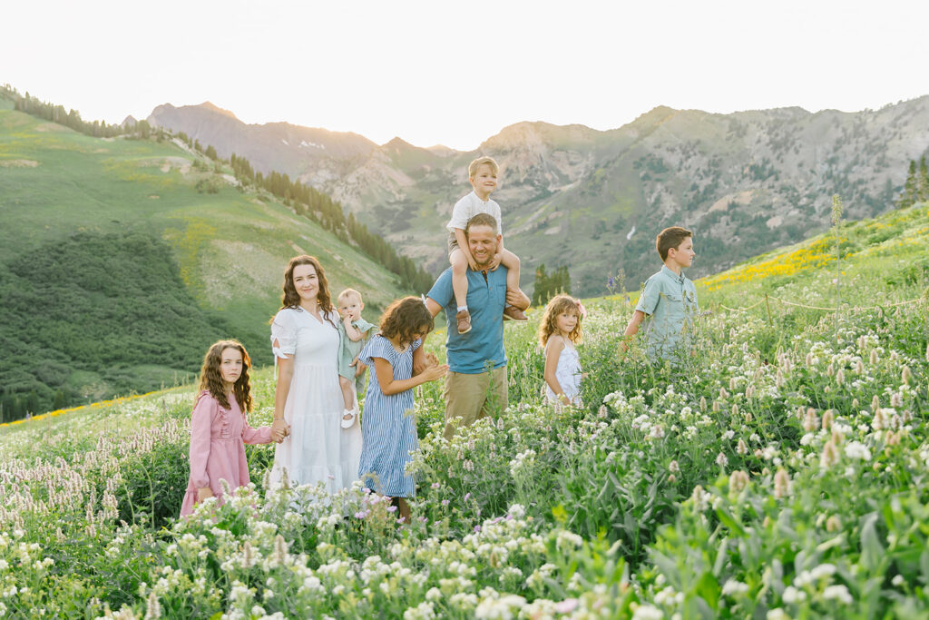 Albion Basin Sunset Family Pictures | Utah Photographer