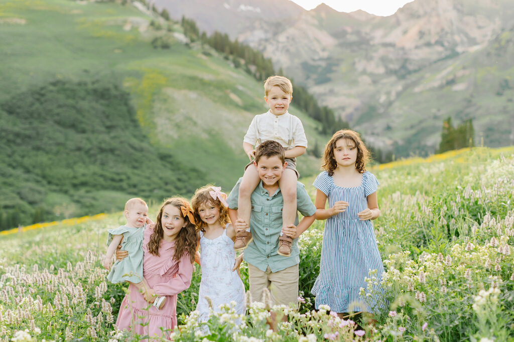 Albion Basin Sunset Family Pictures | Utah Photographer