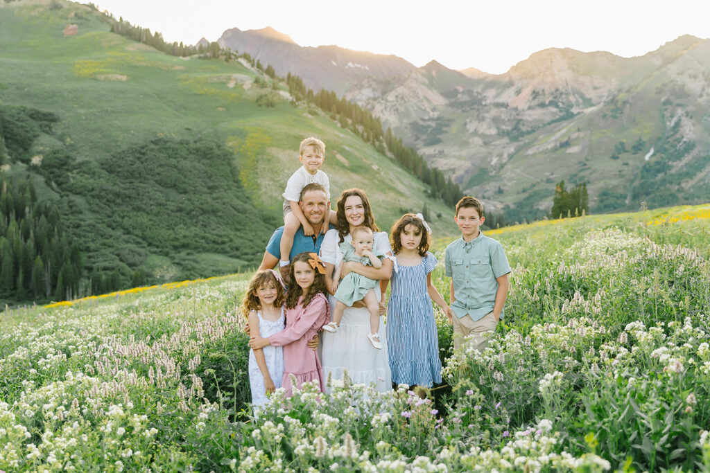 Albion Basin Sunset Family Pictures | Utah Photographer