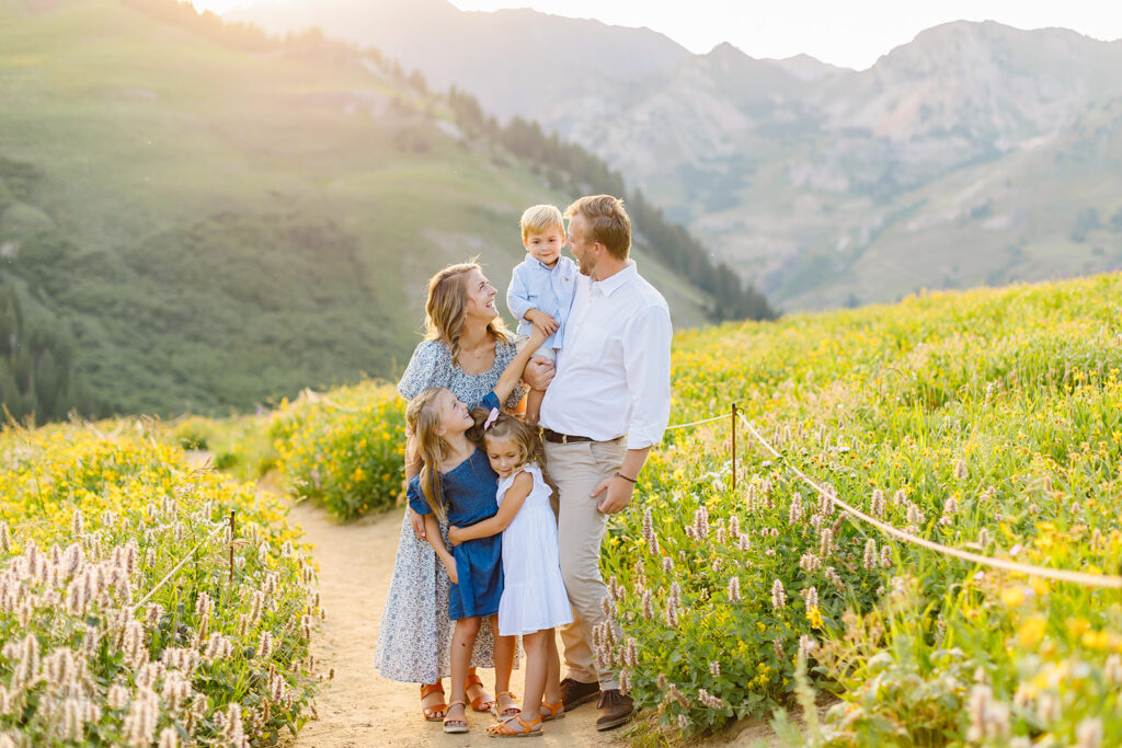 Wildflower Family Pictures | South Jordan Photographer