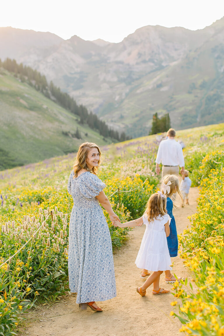 Wildflower Family Pictures | South Jordan Photographer