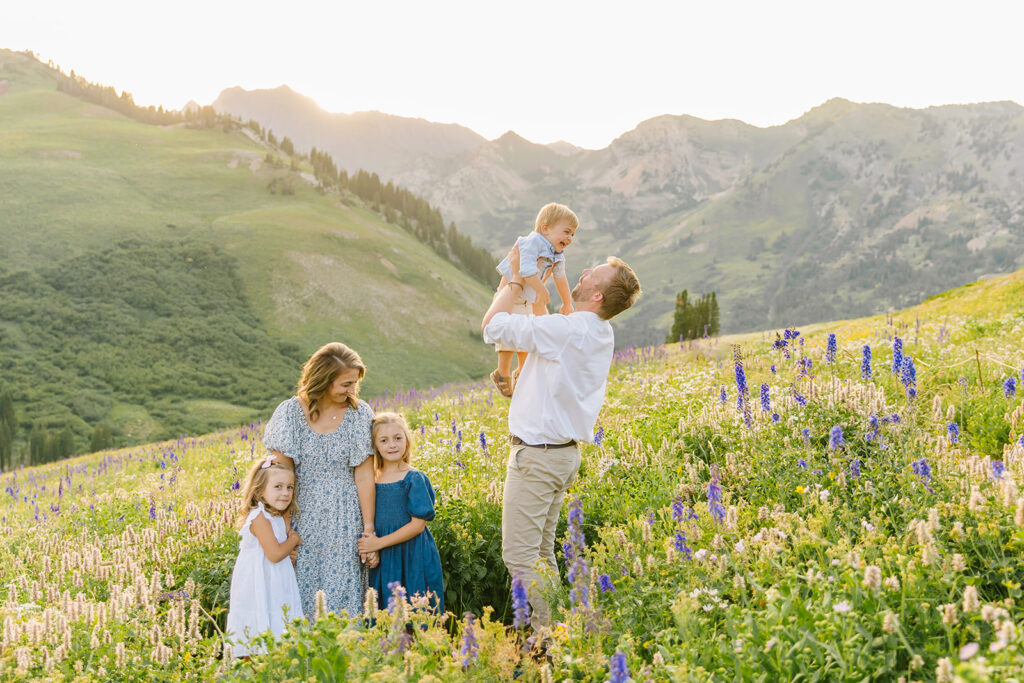 Wildflower Family Pictures | South Jordan Photographer