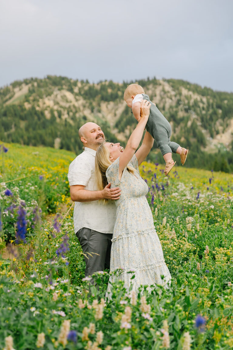 Rainy Albion Basin Family Pictures