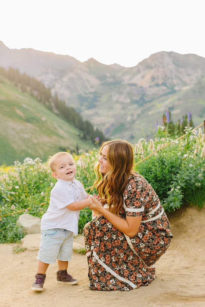 Wildflower Family Pictures | West Jordan Family Photographer