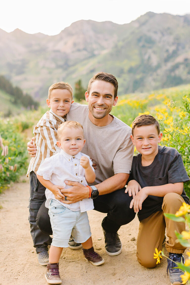 Wildflower Family Pictures | West Jordan Family Photographer