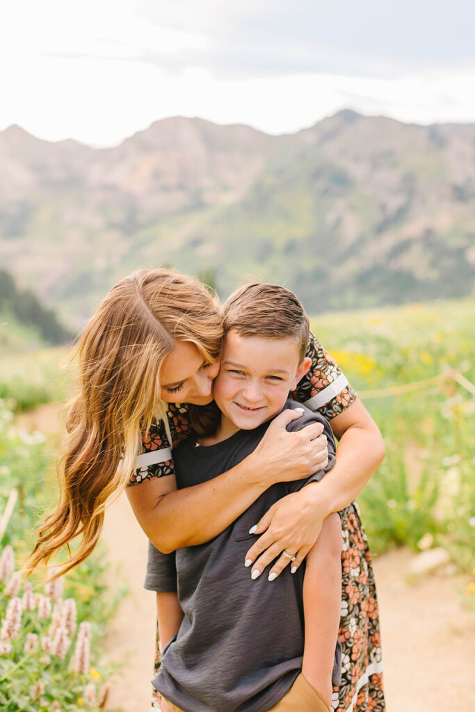 Wildflower Family Pictures | West Jordan Family Photographer