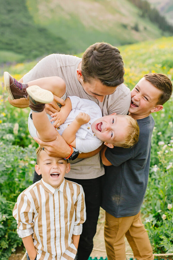 Wildflower Family Pictures | West Jordan Family Photographer