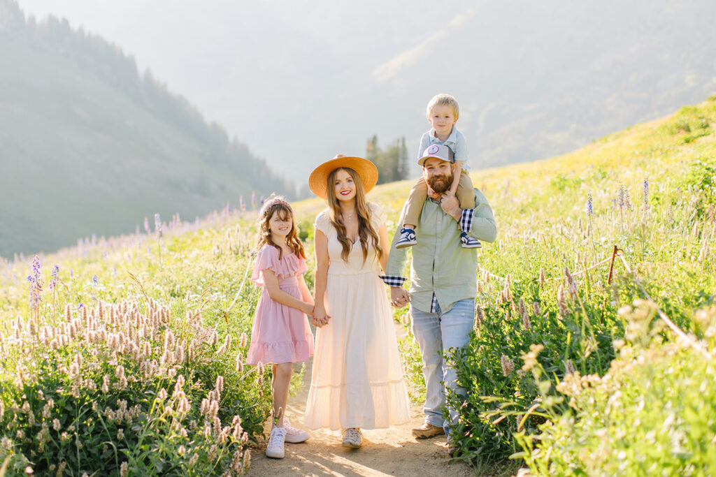 Bright Light Albion Basin Session | Utah Family Photographer