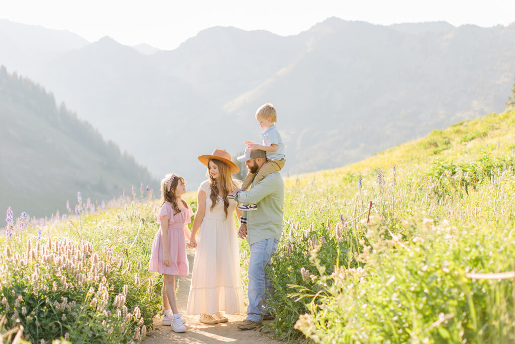 Bright Light Albion Basin Session | Utah Family Photographer