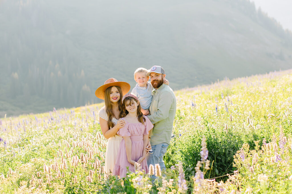 Bright Light Albion Basin Session | Utah Family Photographer