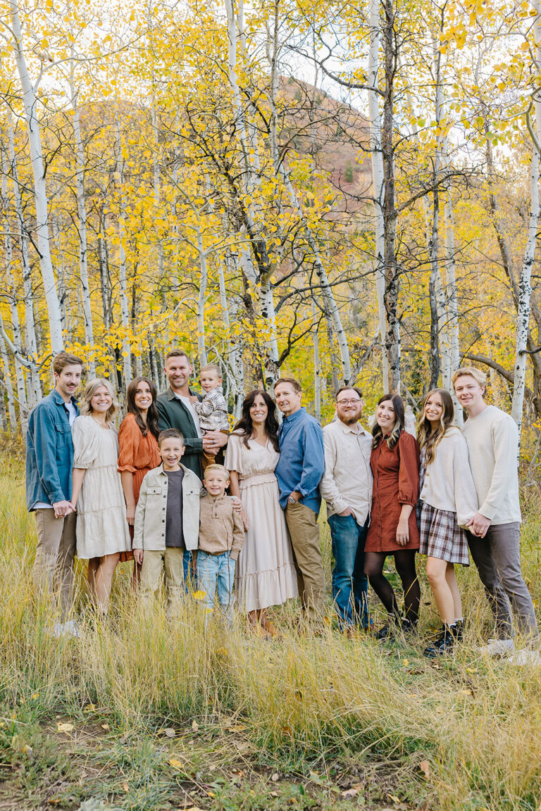 Stewart Falls Extended Family Pictures | Provo Photographer