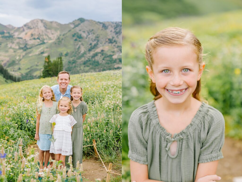 Wildflowers family pictures | Utah family photographer