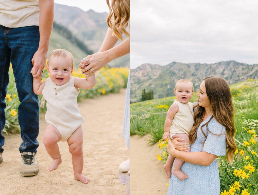 Albion Basin Wild Flowers Family Pictures