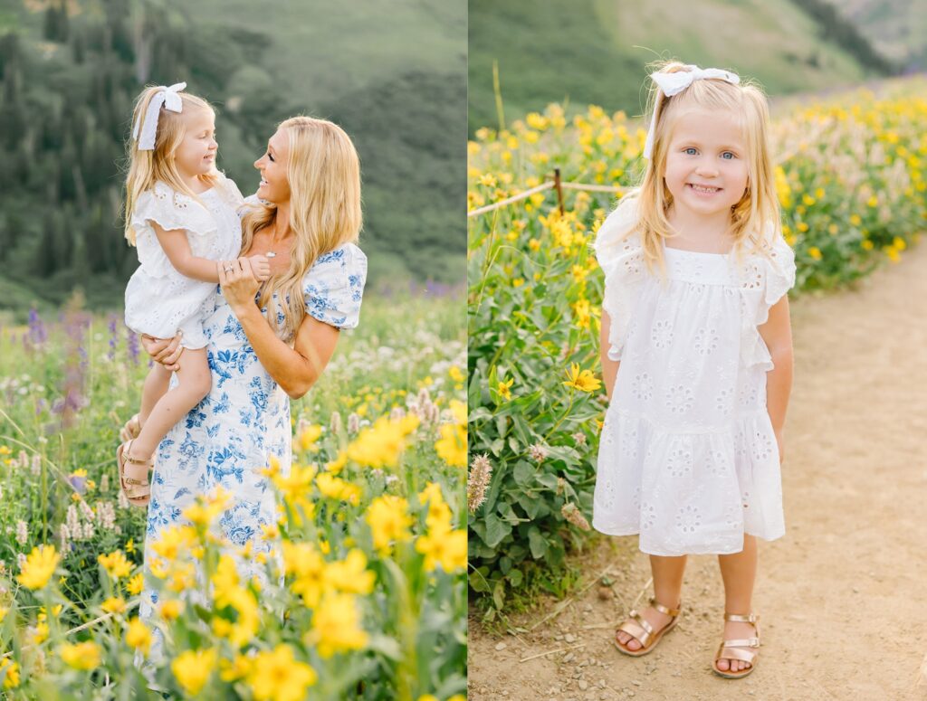 Albion Basin Flowers Family Session