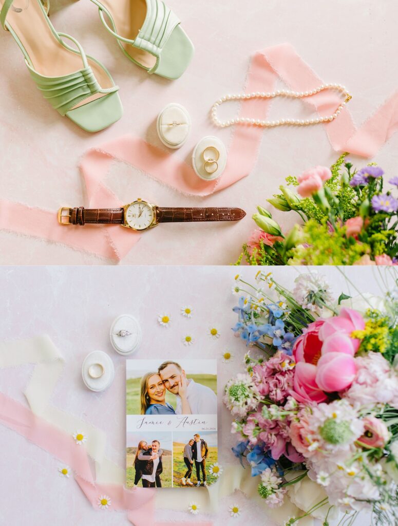 Wedding Detail Flat Lays | Utah Photographer