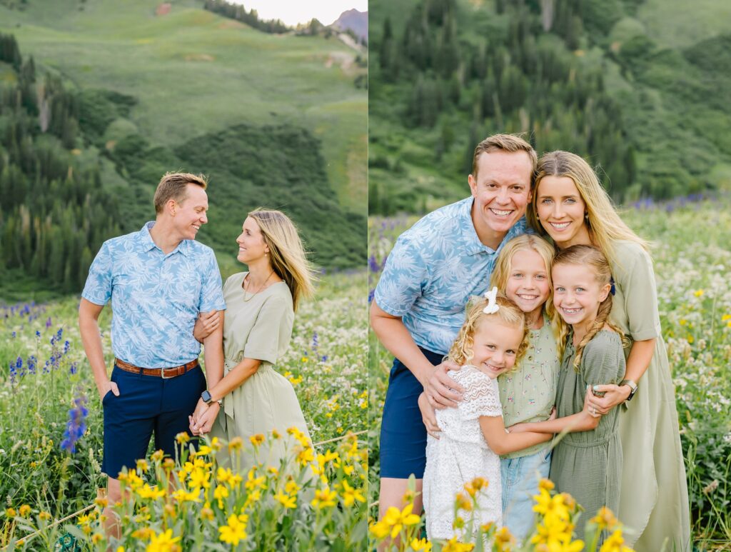 Wildflowers family pictures | Utah family photographer