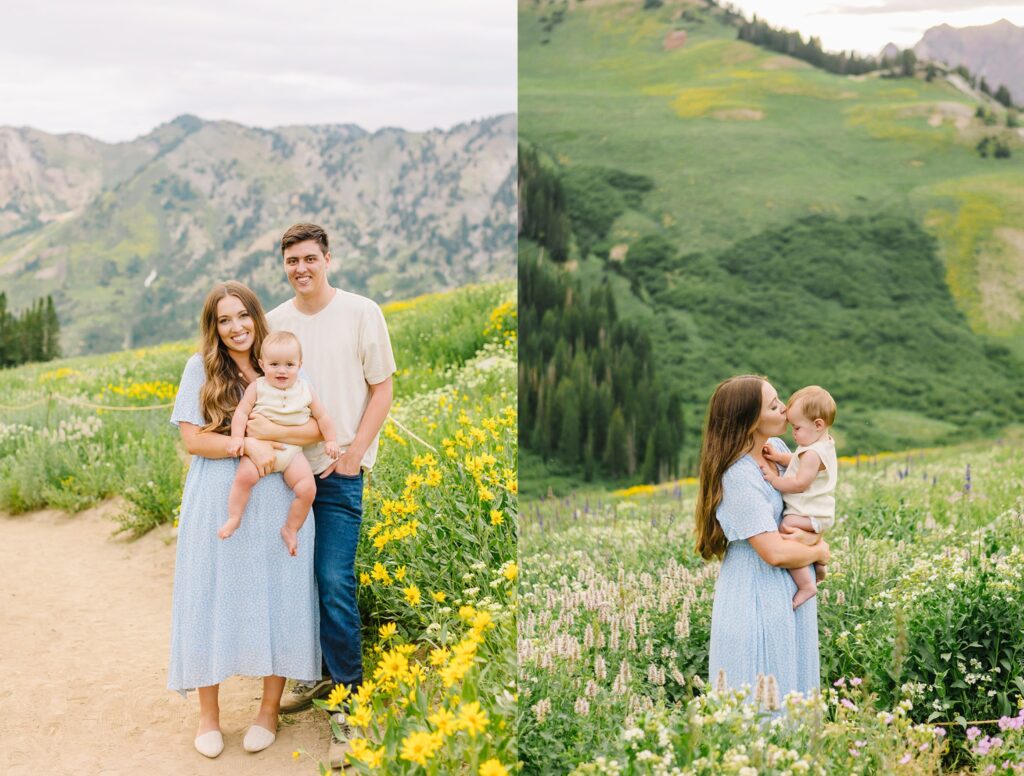 Albion Basin Wild Flowers Family Pictures