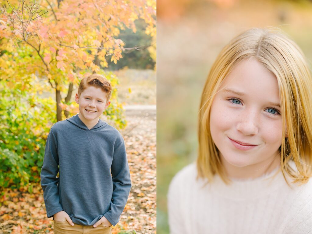 write a simple and informal blog post about a fall family session shot at Butterfield Canyon in Herriman Utah. The leaves were so beautiful, shades of yellow, orange, red and green. Include words: Butterfield Canyon Fall Family Pictures and Herriman Photographer