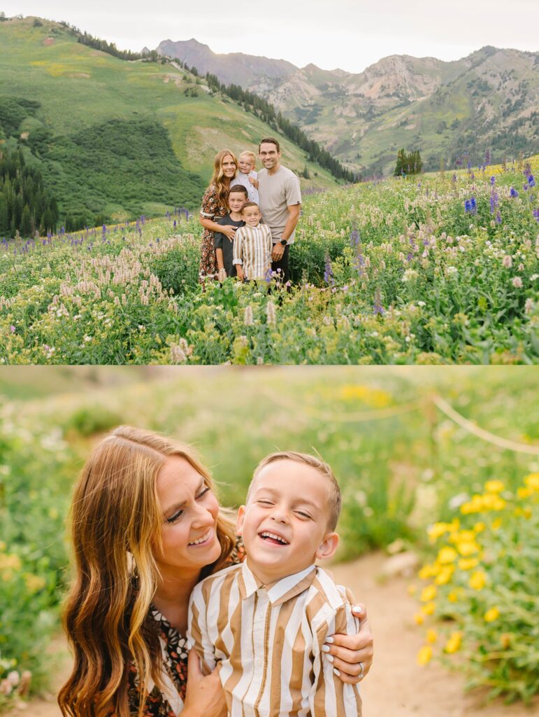 Wildflower Family Pictures | West Jordan Family Photographer