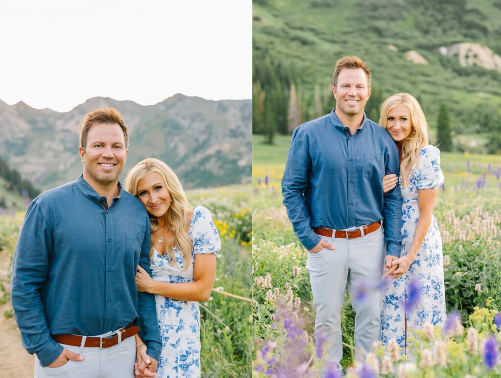 Albion Basin Flowers Family Session