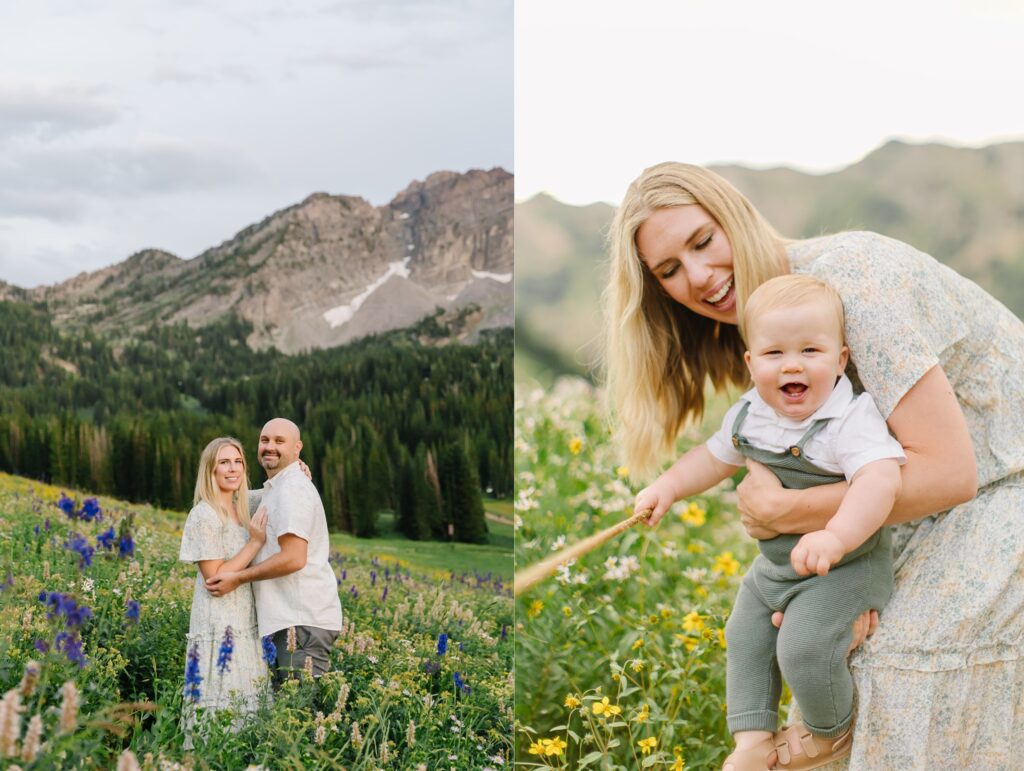 Rainy Albion Basin Family Pictures