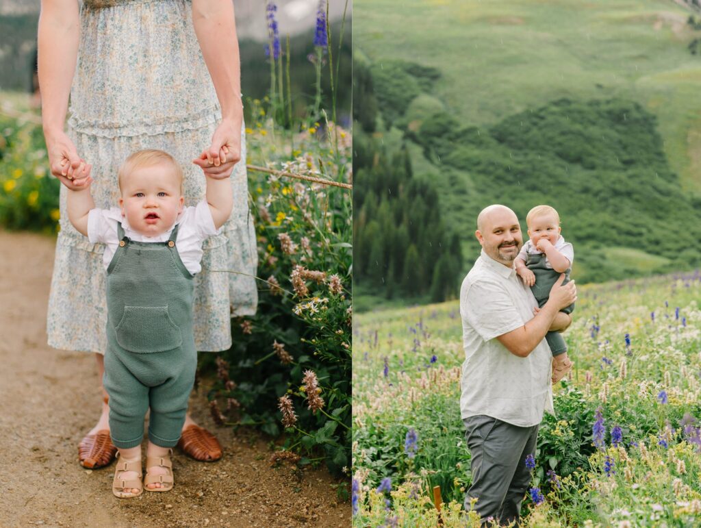 Rainy Albion Basin Family Pictures