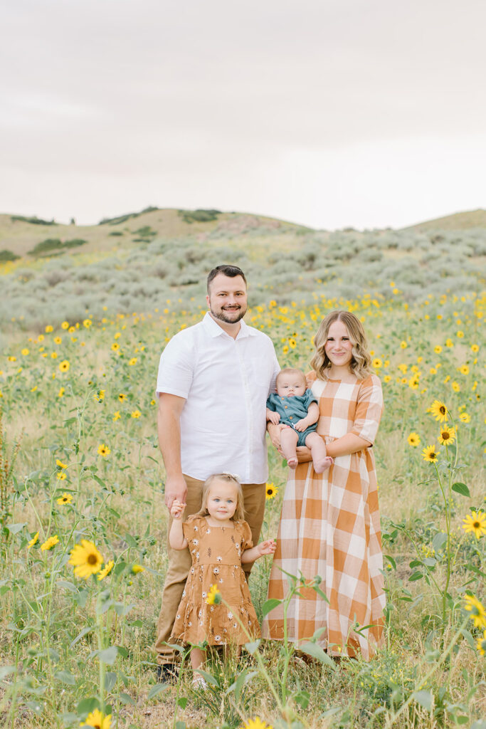 Sunflower Family Pictures | Herriman Family Photographer