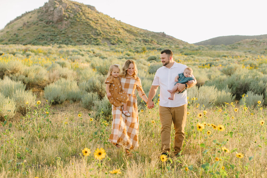 Sunflower Family Pictures | Herriman Family Photographer