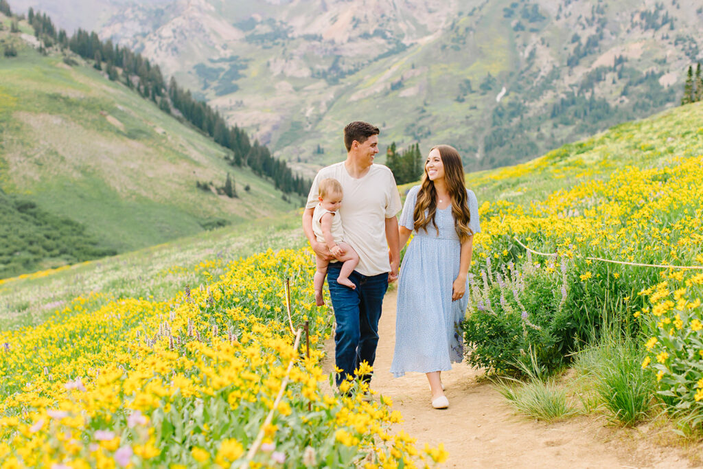 Albion Basin Wild Flowers Family Pictures