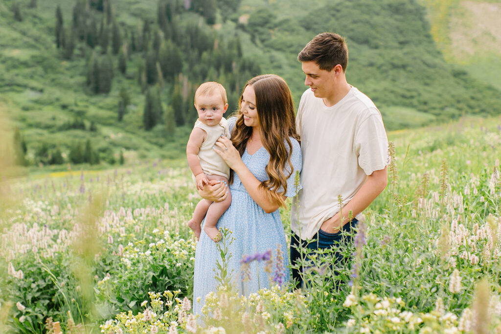 Albion Basin Wild Flowers Family Pictures