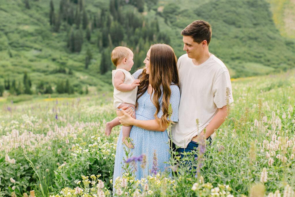 Albion Basin Wild Flowers Family Pictures